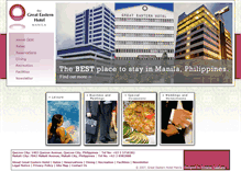 Tablet Screenshot of greateasternhotelmanila.com